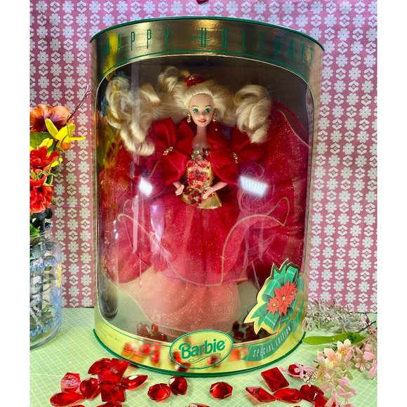 Barbie doll, Happy Holidays, Special Edition, NWOT (Unopened), so cute - Picture 10 of 11